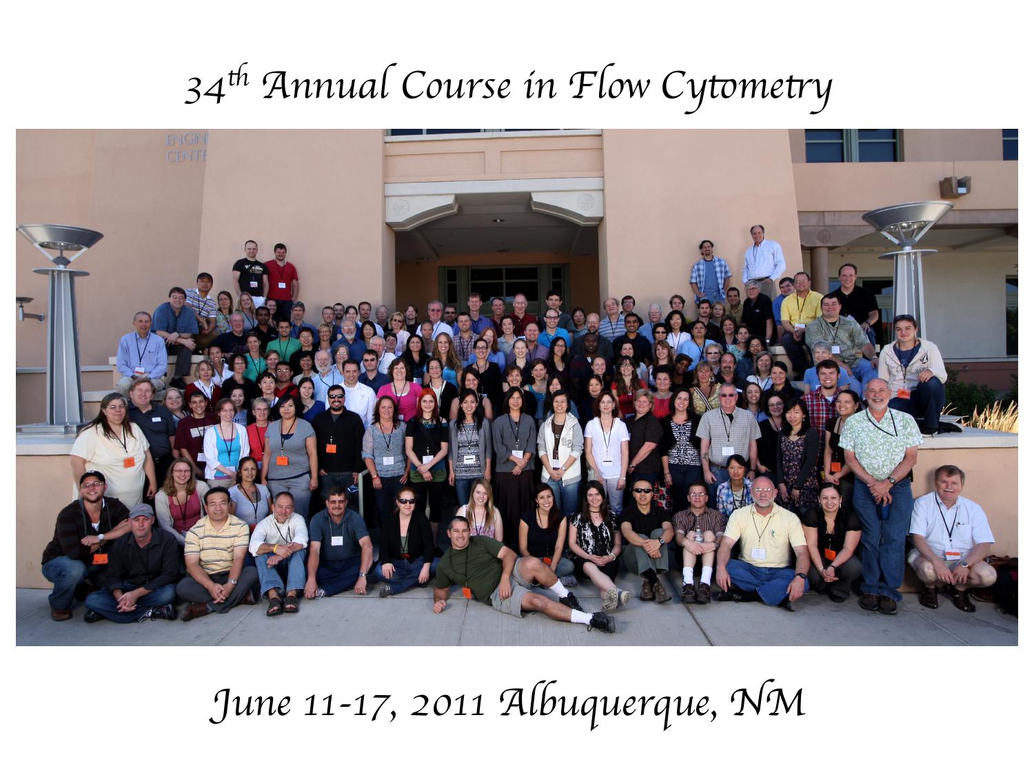 Class of 2011 group photo outside the Engineering Center, University of New Mexico